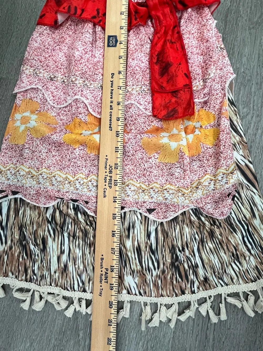 Meland Girls Polynesian Island Princess Costume Set Size M 6-8 Moana Inspired